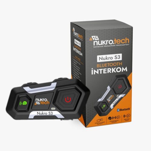 Nukrotech S3 Motosiklet İnterkom Seti