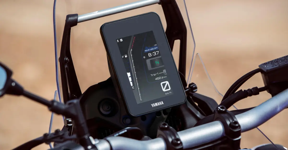 Yamaha tenere 700 - etkin motor 5 inç Renkli TFT ve Akıllı Telefon Bağlantısı