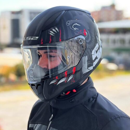 Ls2 rapid 2 clawn mat siyah gri kırmızı kask - etkin motor ls2 rapid 2 clawn mat siyah gri kirmizi kask 4732 - Etkin Motor