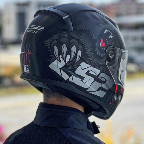 Ls2 rapid 2 clawn mat siyah gri kırmızı kask - etkin motor ls2 rapid 2 clawn mat siyah gri kirmizi kask 4734 - Etkin Motor