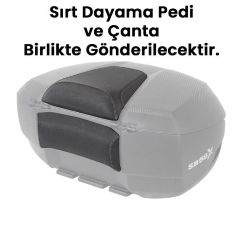 Shad sh58x arka çanta siyah carbon ve sırt dayama pedi - etkin motor shad sh58x arka canta siyah carbon ve sirt dayama pedi 5942 - Etkin Motor