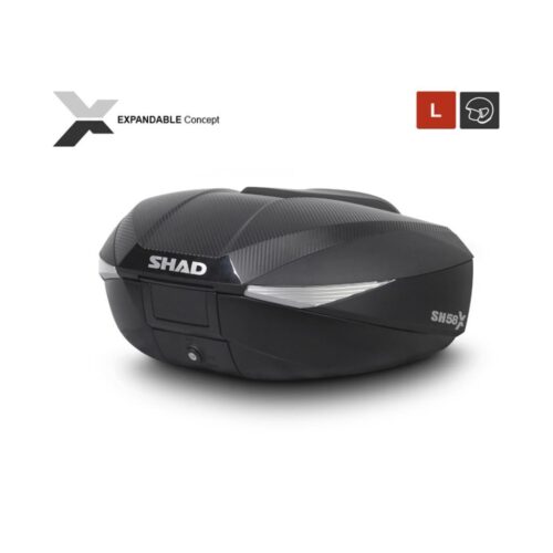 Shad sh58x arka çanta siyah carbon ve sırt dayama pedi - etkin motor shad sh58x arka canta siyah carbon ve sirt dayama pedi 5944 - Etkin Motor