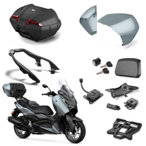 Yamaha XMAX 250 Ceramic Gray Arka Çanta Seti Anahtarsız 45 LT (2025-2026) - BMEF840E1100