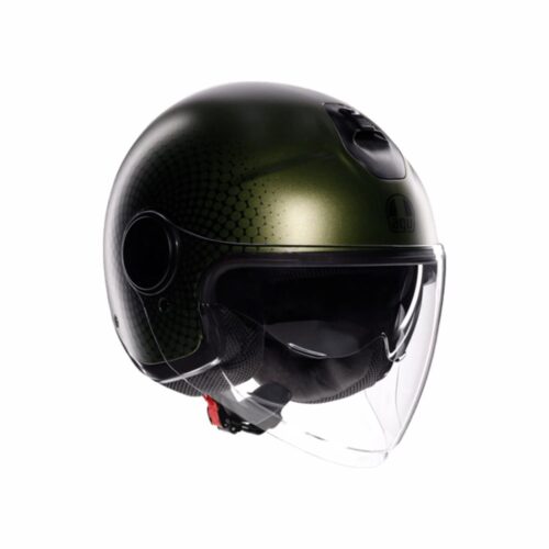 AGV Eteres Andora Mat Yeşil-Siyah Kask