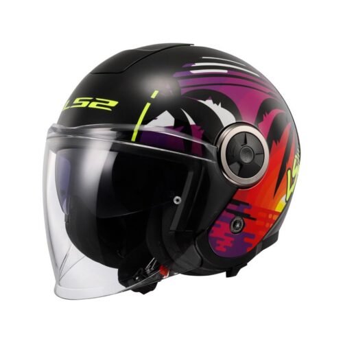 LS2 Classy Palm Siyah Kask