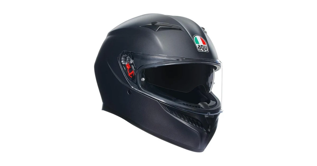 AGV K3 mat siyah kapalı motosiklet kaskı, beden tablosu rehberi